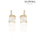 23550 Xuping gold plated stud earrings for women, earrings for women khazana jewellery